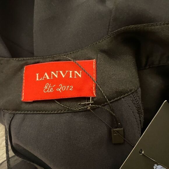 Lanvin 100% silk snake print dress, XS - Picture 10 of 11